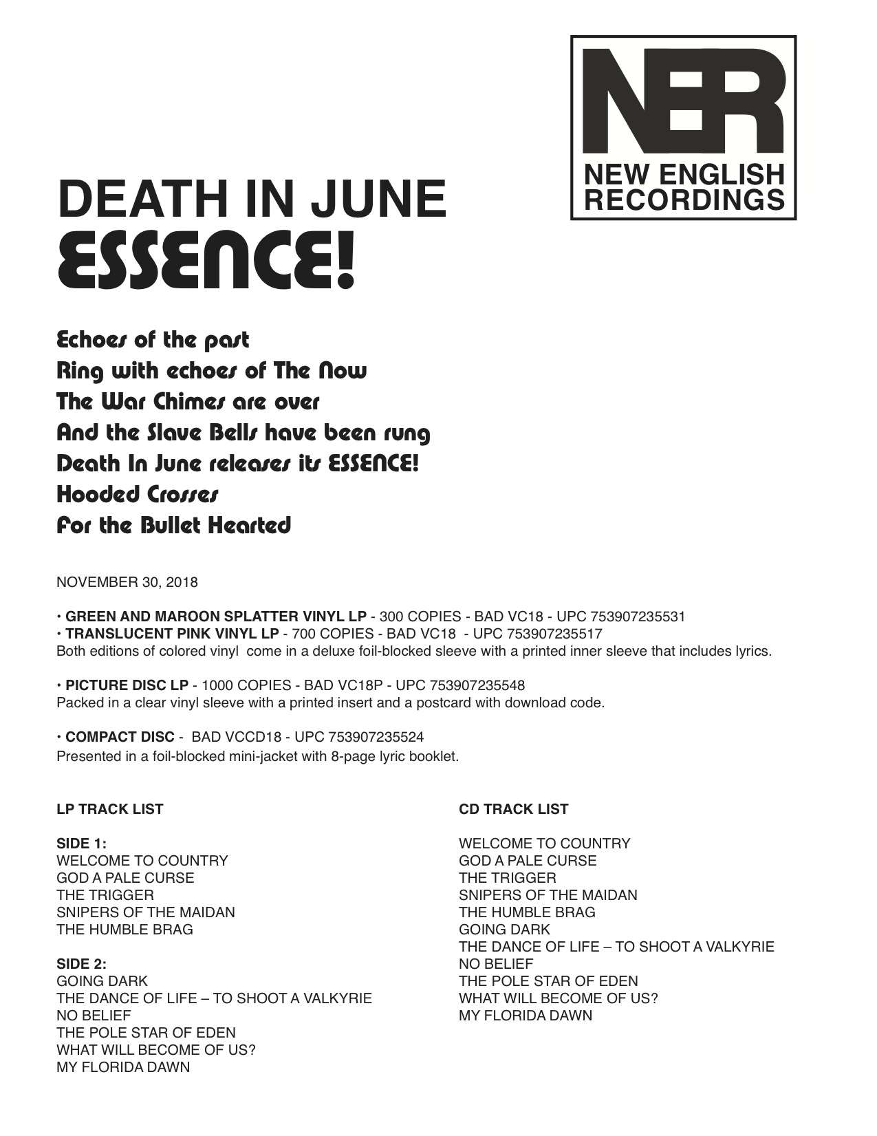 DEATH IN JUNE ESSENCE! BAD VC18 sales (1).jpg